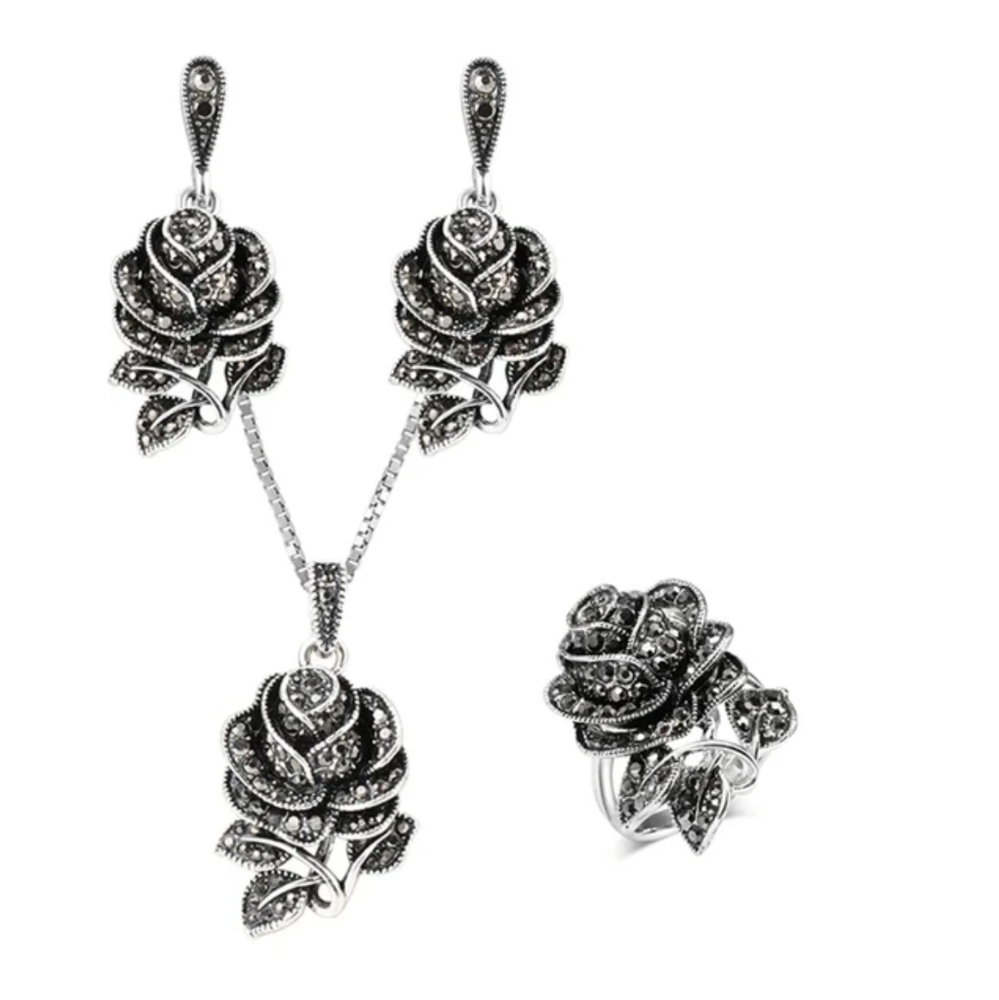 Turkish Vintage Style Jewelry Set forWomen,NEW,4Pcs,Size78,9,WeddingHandmadeGift - Picture 6 of 11